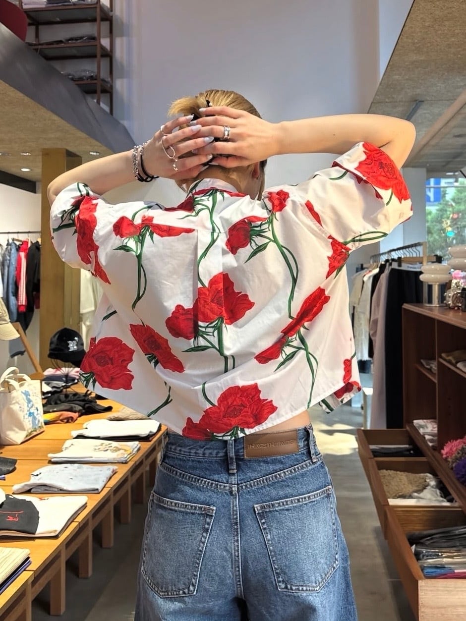 26SS】KENZO ケンゾー /ショートスリーブ シャツ イン コットン