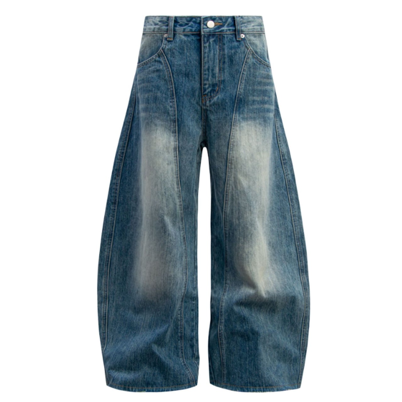 ワイドデニムパンツ b00523 【S~XLサイズ】