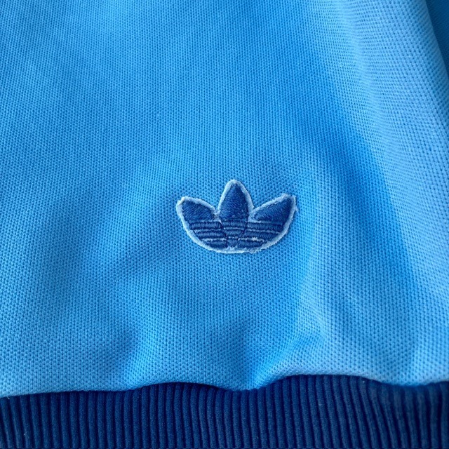 adidas トラックジャケット 70s 西ドイツ製 デサント ヴィンテージ古着 S〜M 画像2