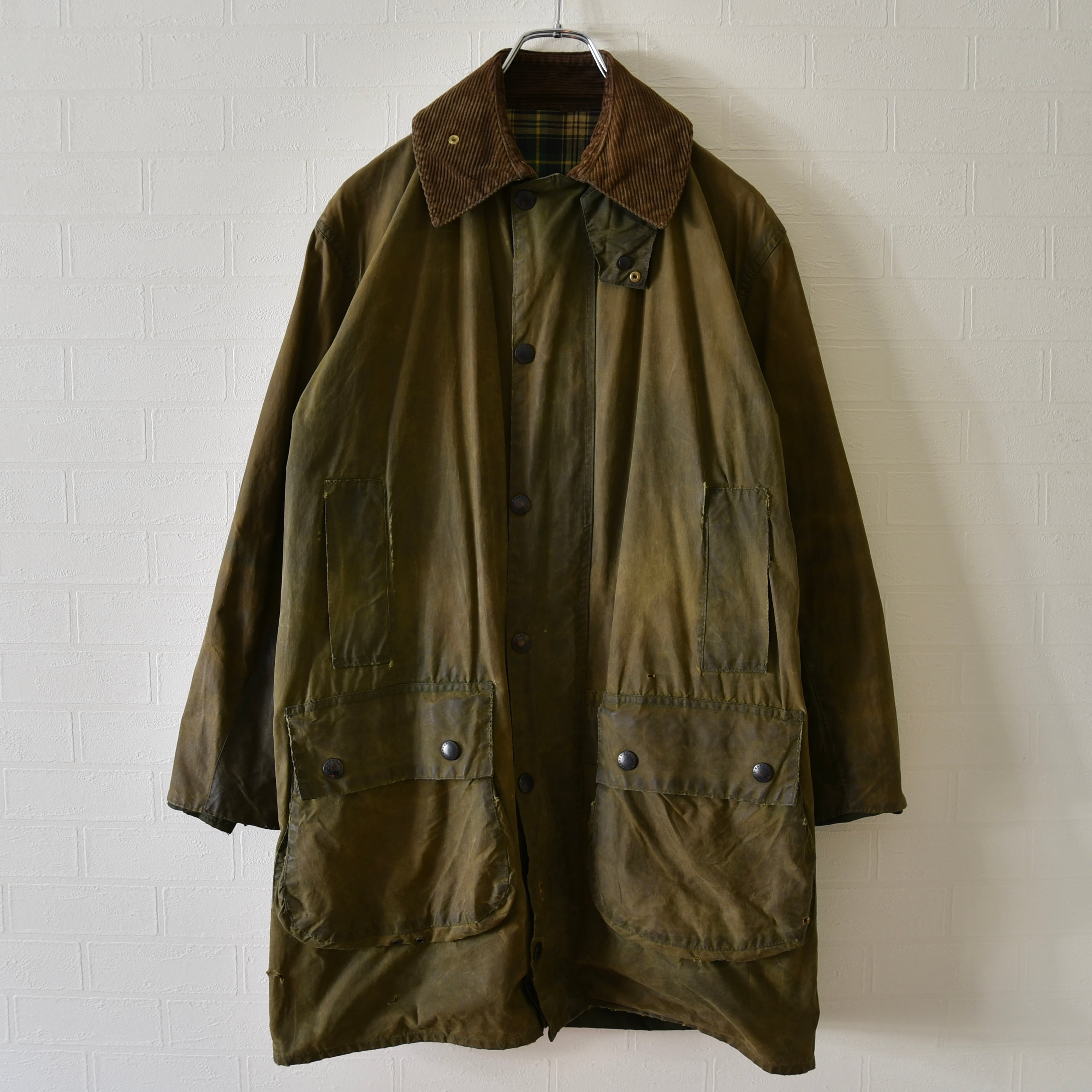 バブアー Barbour 80s 2ワラント “BORDER” Boro” UK Vintage 1980's