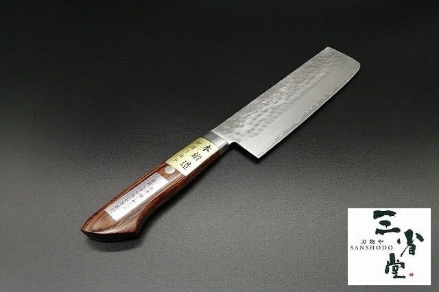 出刃 白鋼 中霞砥 丸型プラ柄 165mm 左利き用 出刃 白鋼 中霞砥 丸型プラ柄 165mm 左利き用