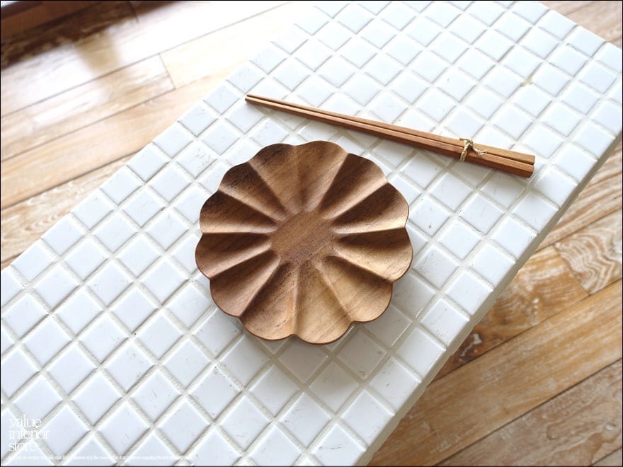 チークプレートzwol/15cm 小物入れ 菓子皿 スウィーツ皿 小皿 ナッツ皿 アクセサリートレイ 木製食器 無垢材食器