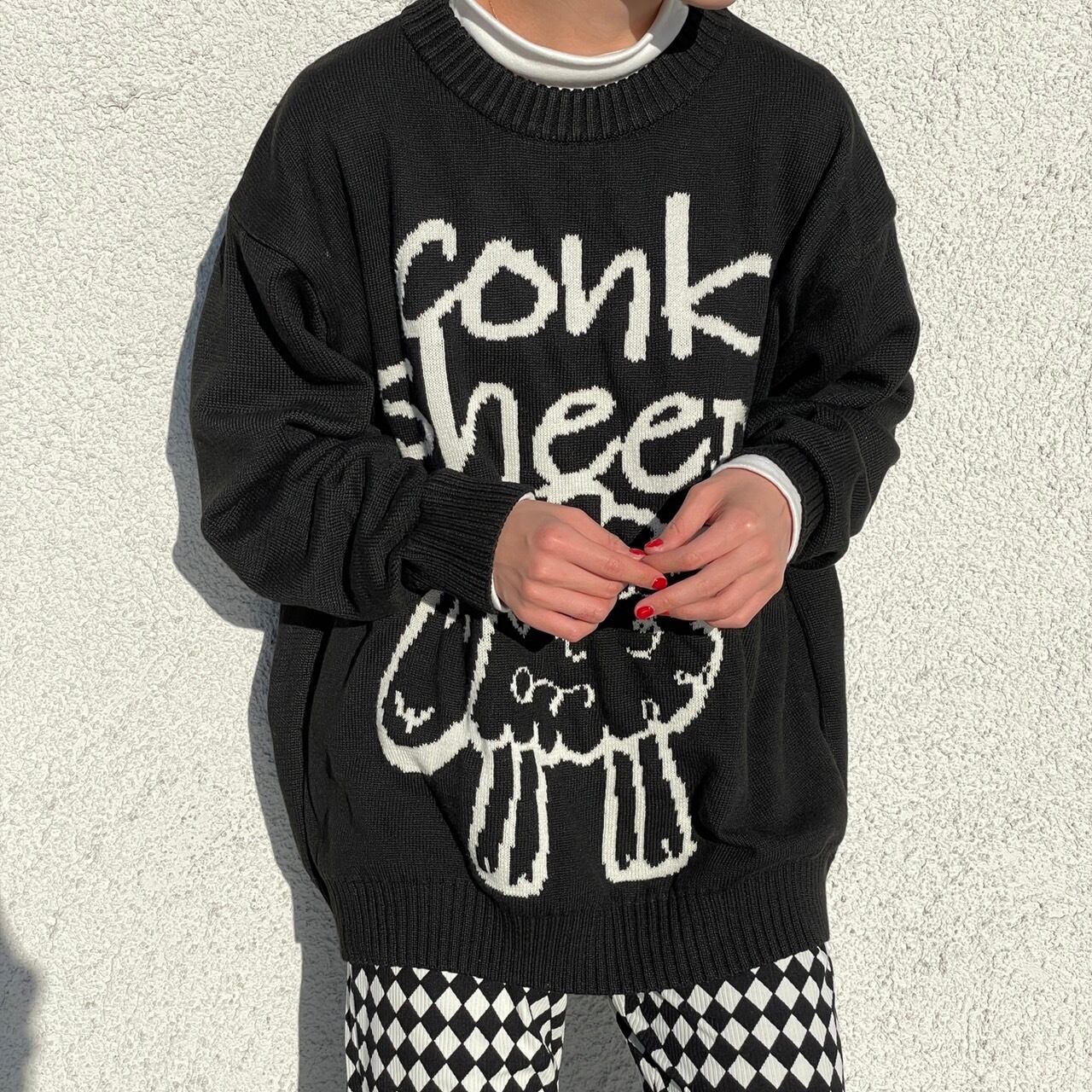 big silhouette knit sweater_LN0839