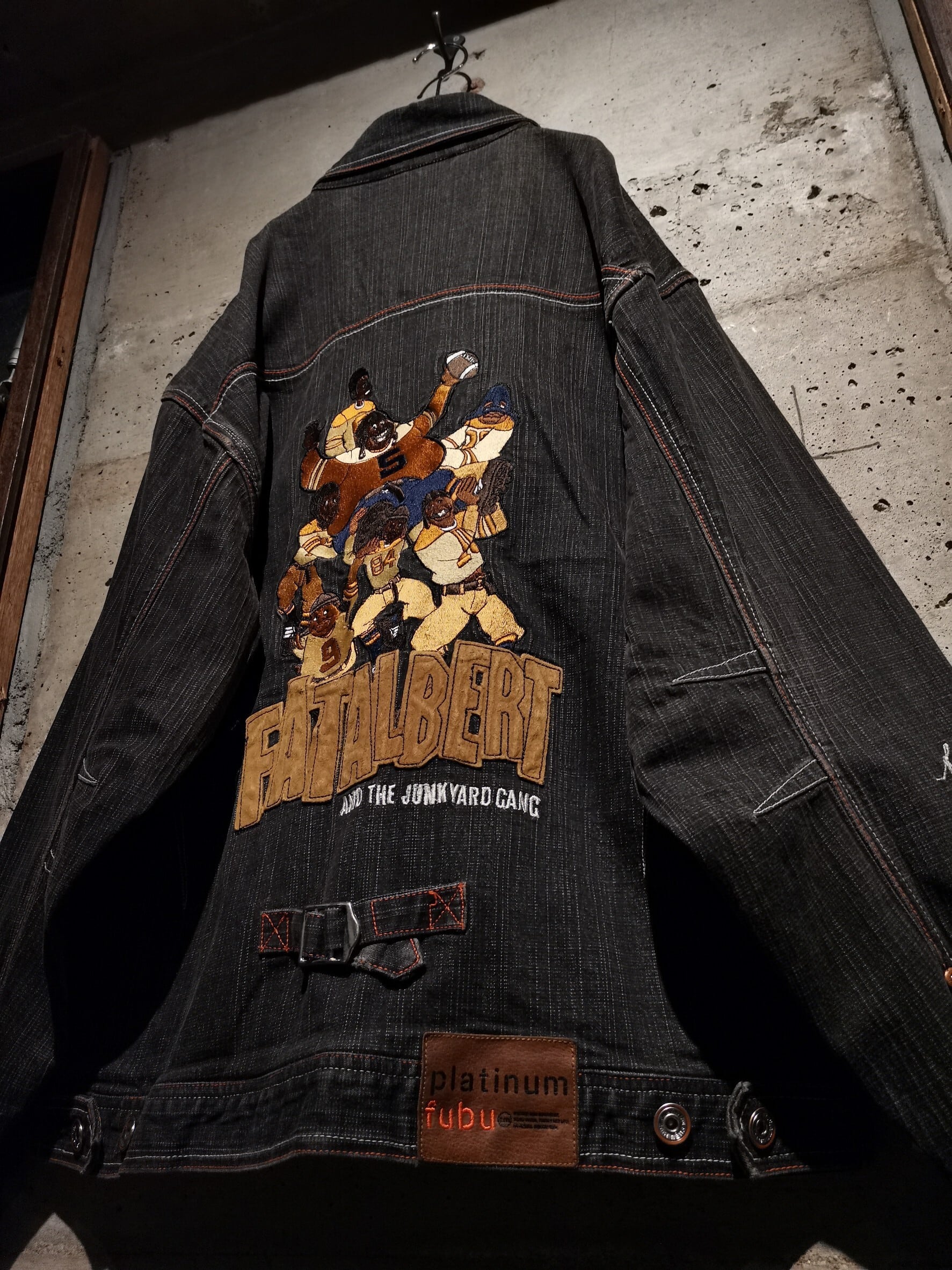 platinum FUBU プラチナム フブ デニム パンツ バギー 古着 B系 platinum FUBU プラチナム フブ デニム パンツ バギー 古着 B系
