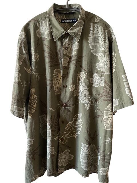 patagonia パタゴニア 90's アロハシャツ 和柄 松 カーキ SUN patagonia パタゴニア 90's アロハシャツ 和柄 松 カーキ SUN
