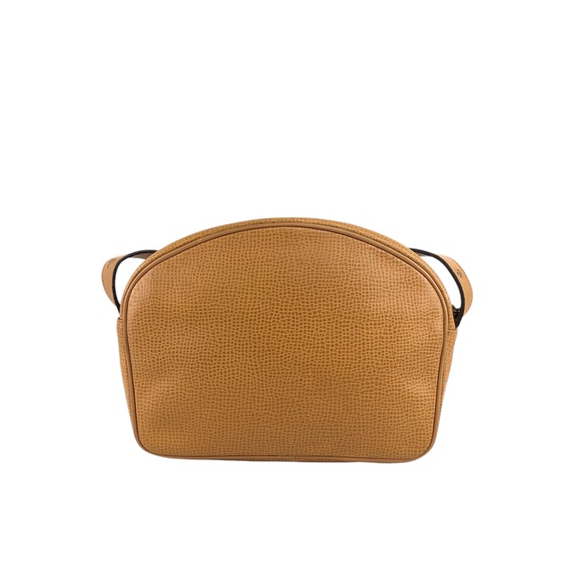 Christian Dior クリスチャン ディオール ショルダーバッグ キャメル ロゴ オーバル レザー vintage ヴィンテージ オールド vnnr4u