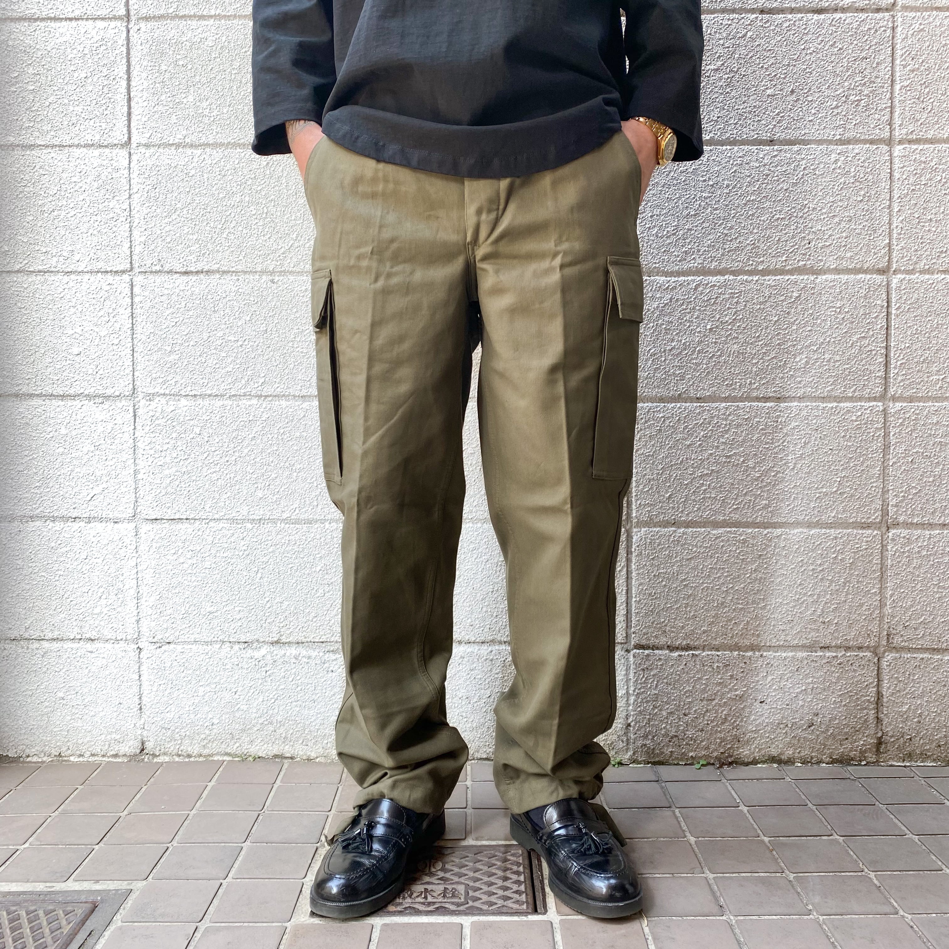 DEADSTOCK 90's GERMAN ARMY Moleskin Cargo Pants 6 / デッドストック ドイツ軍 ミリタリー  カーゴパンツ モールスキン ジャーマンクロス 古着 デッドストック