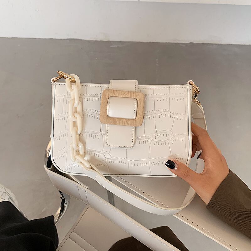 レディースバッグセンス2020新しいトレンドファッションオールマッチチェーンワンショルダー脇の下バッグネットセレブメッセンジャースモールスクエアバッグ Tiancai_Wing_Bag5050022