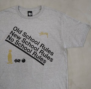 stussy old school rules tee（海外限定!!） | What'z up