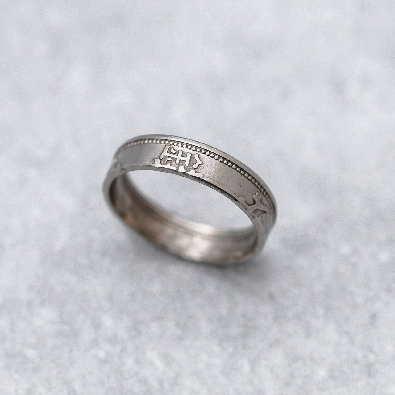 日本 10銭 コインリング ｜JAPAN 10SEN COINRING