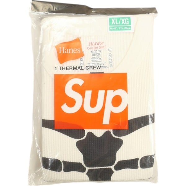 24aw Supreme Hanes Bones Thermal サーマル Size【XXL】 SUPREME シュプリーム ×Hanes 24AW Bones Thermal Crew
