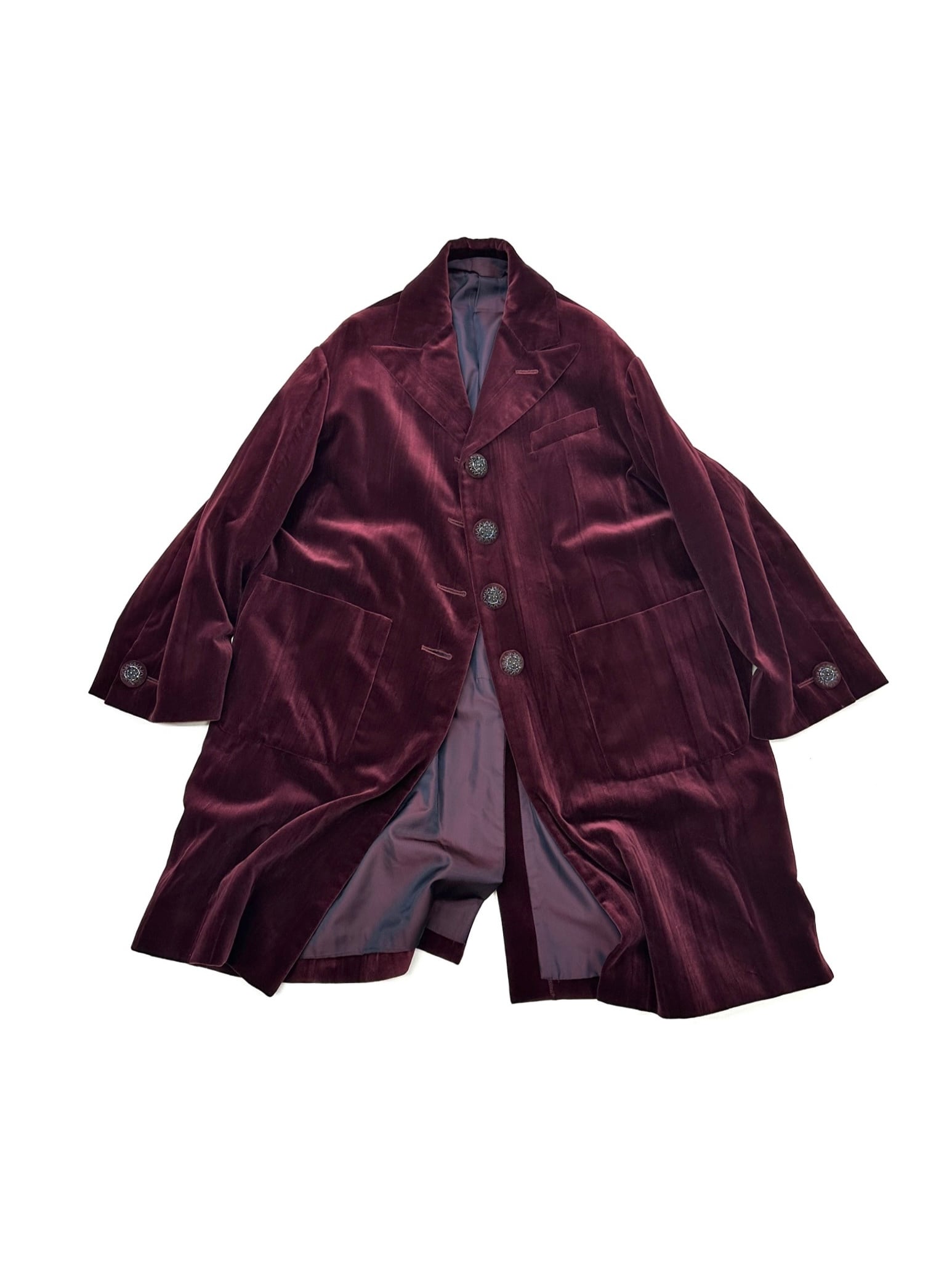 1990's ROMEO GIGLI Hand_Embroidery Buttons Velvet JKT | ETRAK