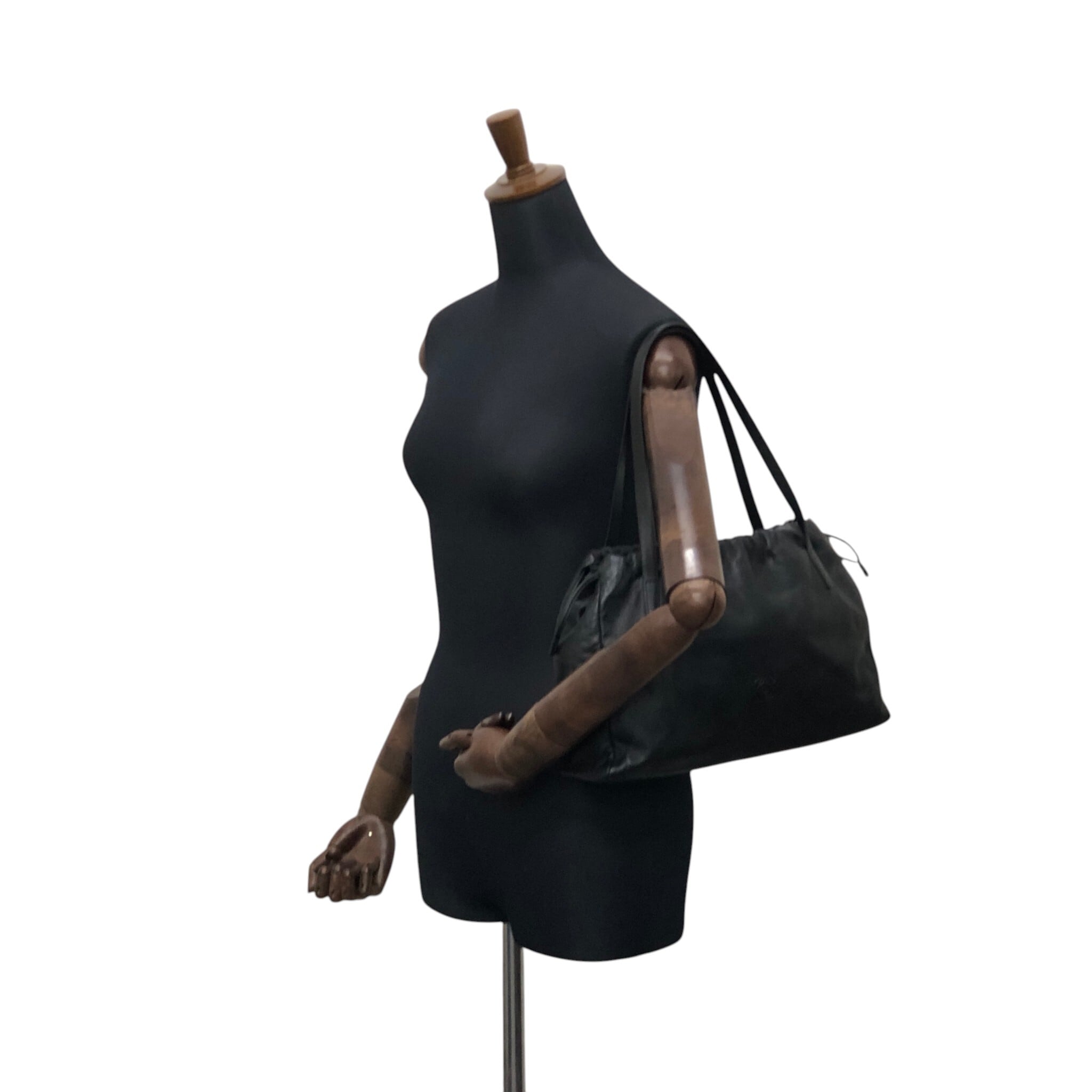 LOEWE ロエベ トートバッグ ブラック アナグラム ナッパレザー vintage