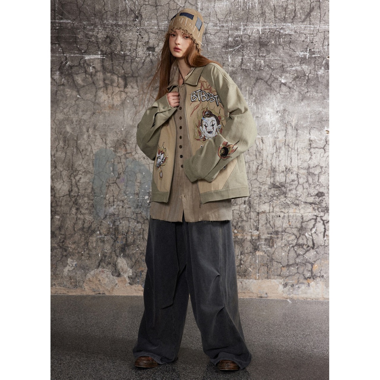 VINTAGE プリントジャケット T711