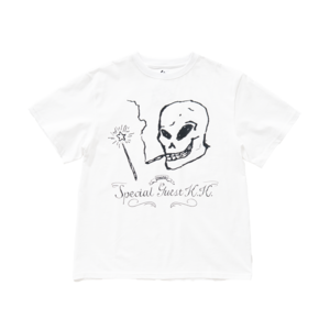 A Smoking Skeleton Tee (White)