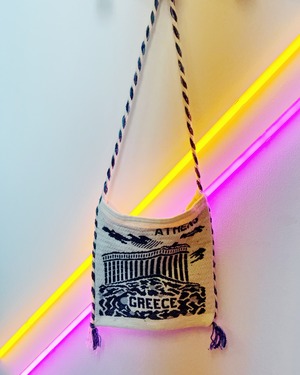 Greece souvenir shoulder bag