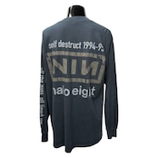 【NINE INCH NAILS】ナイン・インチ・ネイルズ 90's Vintage ロングスリーブTシャツ