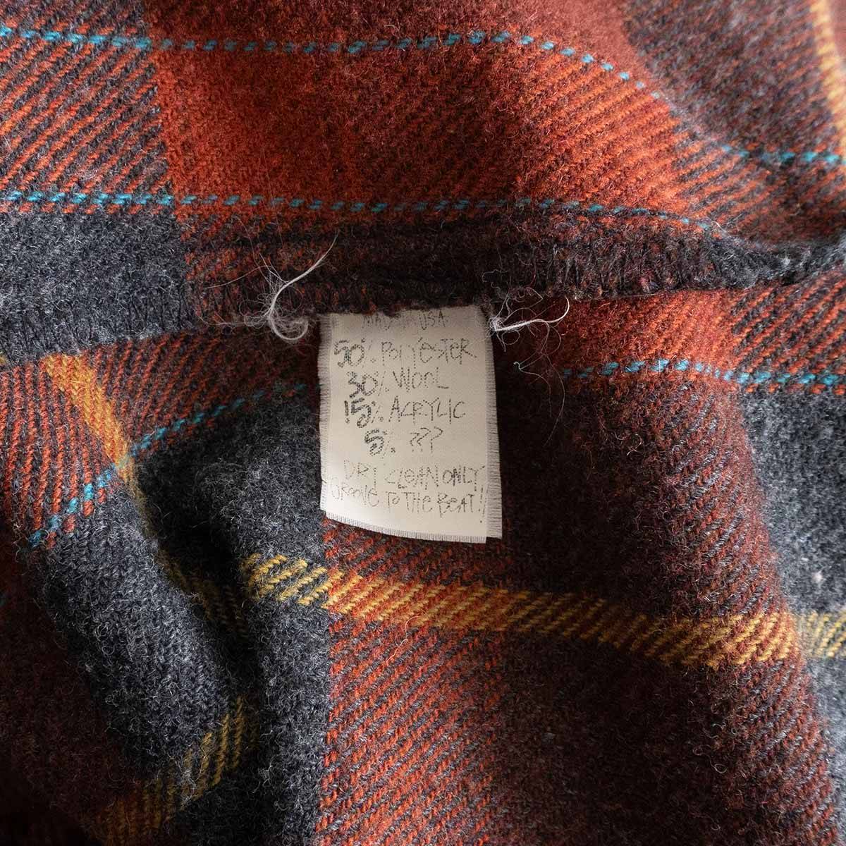 90s/USA製】OLD STUSSY【チェック ジャケット】L ステューシー 