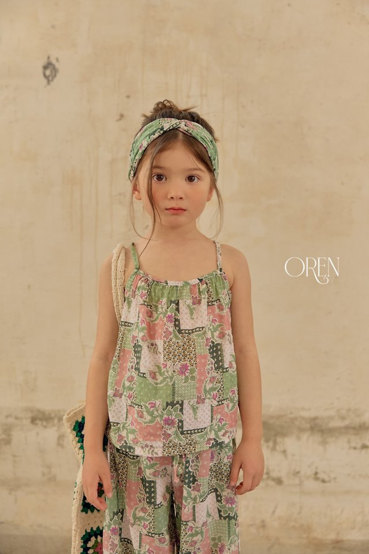 [Oren] Marbe strap Sleeveless Set-up / [오렌] 마르베끈나시상하세트
