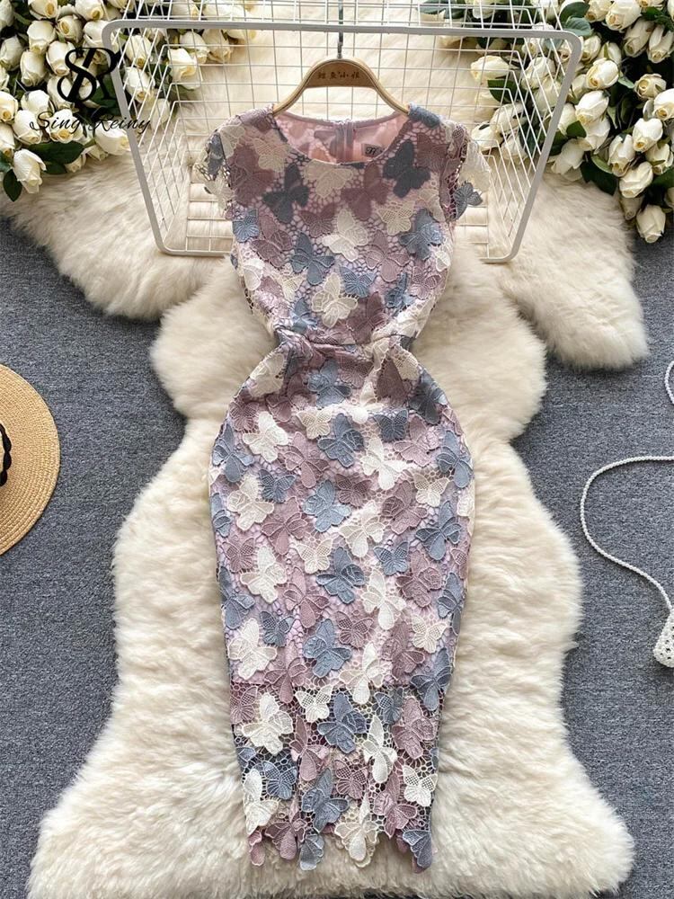 Sing補強-女性のためのノースリーブトップドレス,弓と蝶のジッパー付きの衣服,高品質のエレガントなイブニングドレス,スリムなスタイル_314