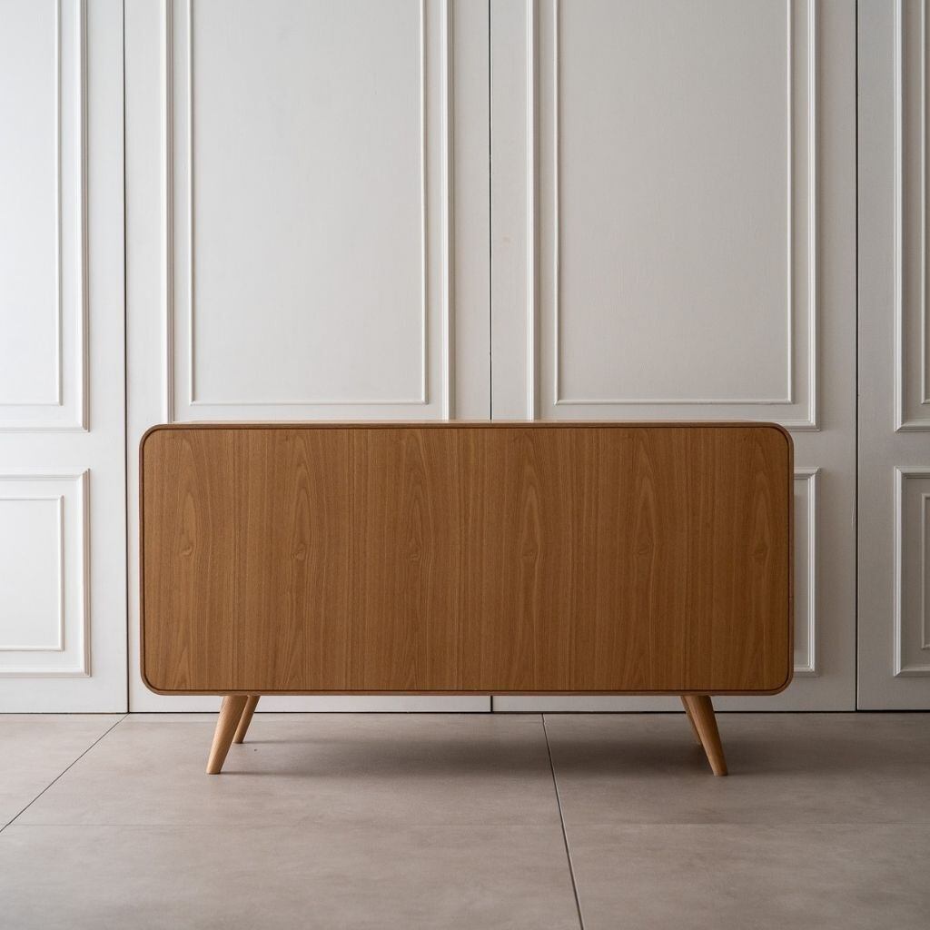 Rattan Cabinet Slide Door Natural / ラタンキャビネット 引き戸仕様