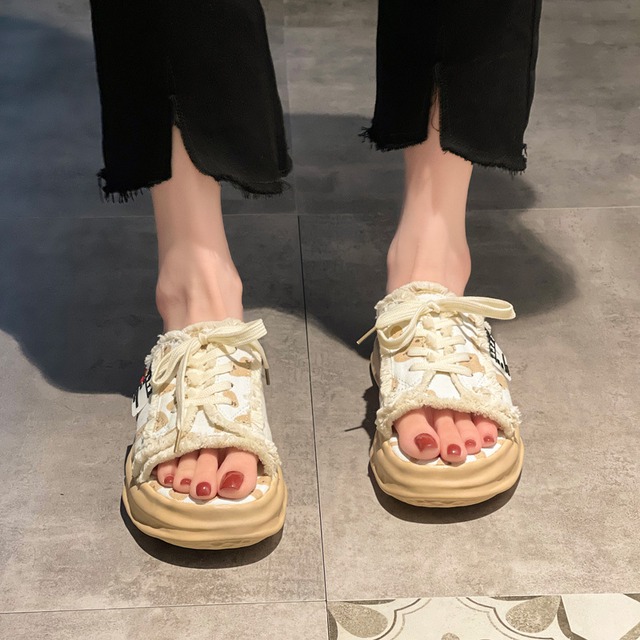 ミュールレディースサマーサンダル 靴 シューズ 夏物 部族の婦人靴37908634156