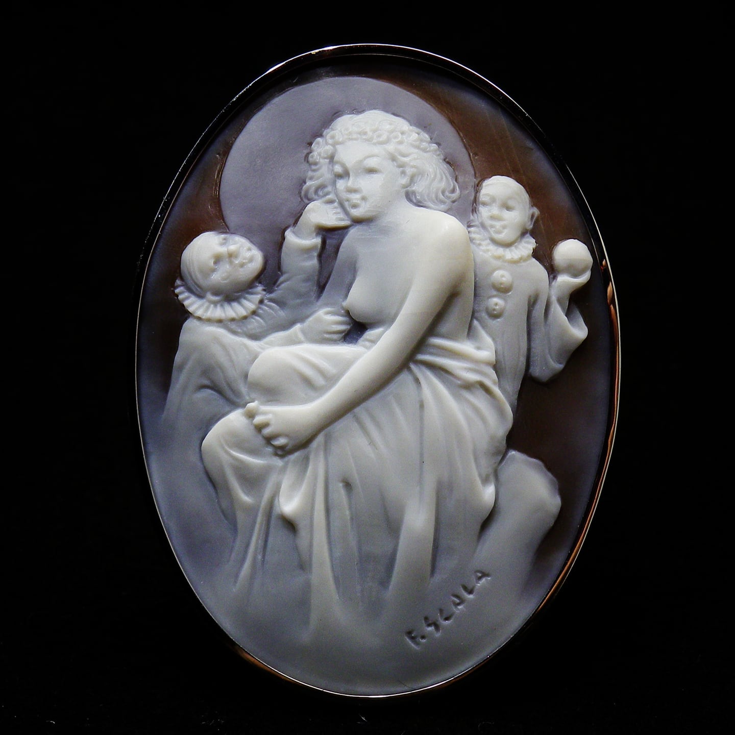 フランコ・スカーラ作 ”月下美人”