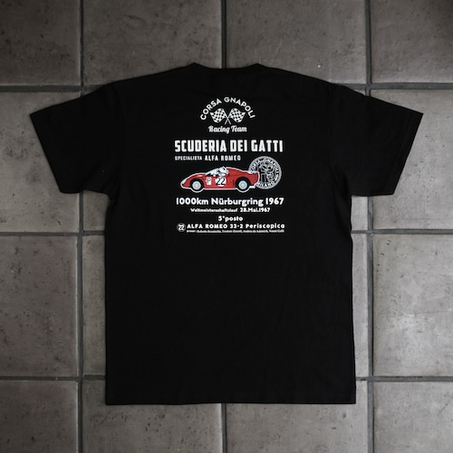 Corsa Gnapoli Alfa 33 Periscopica T コルサ・ニャポリアルファ33ペリスコープ・Tシャツ