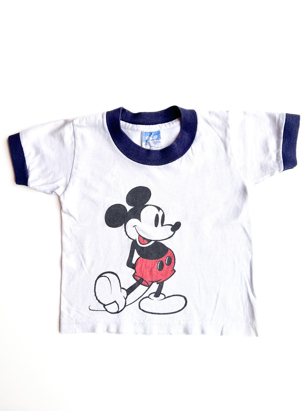 【100cm】VINTAGE 80's ミッキー 半袖Tシャツ【10331】※