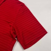 Calvin Klein GOLF カルバンクライン ゴルフ ボーダー柄 半袖 ポロシャツ サイズ L /レッド/メンズ