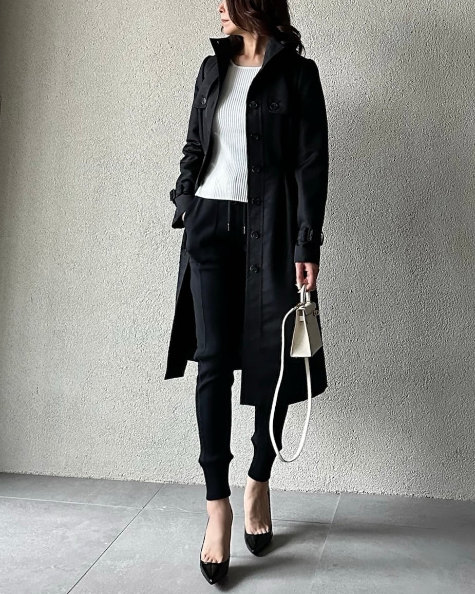 SYSORUS × akko3839 スタンドカラードレストレンチコート 31150 | SYSORUS