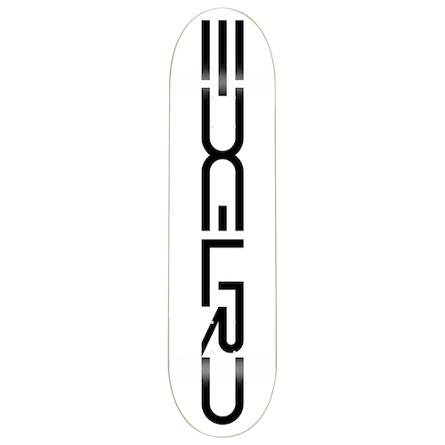 EDGLRD / TECH SCRIPT DECK - WHITE / BLACK 8.25 x 31.82 EDGLRD / TECH SCRIPT DECK - WHITE / BLACK 8.25 x 31.82