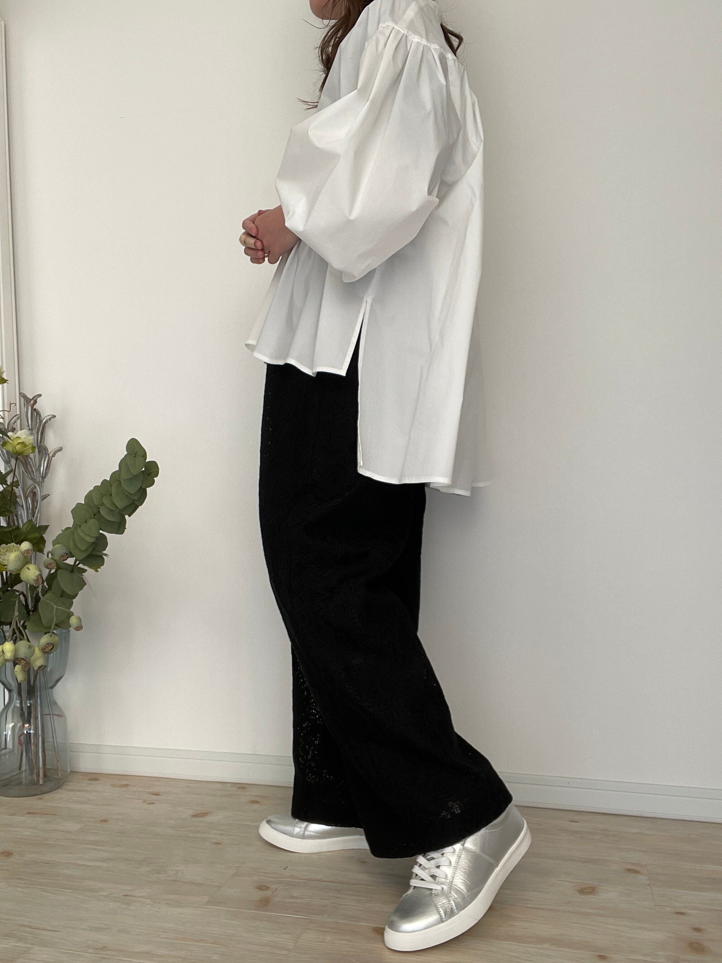 【SELECT】レースワイドパンツ