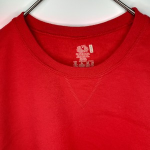 フルーツオブザルーム　クルーネック　スウェット　ガゼット　トレーナー　無地　L