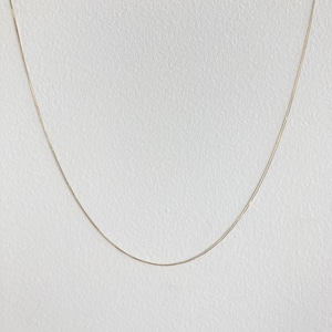 【14K-3-38】18inch 14K real gold chain necklace