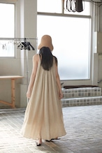 DU250530 linen pleats camisole one piece【残り僅か】