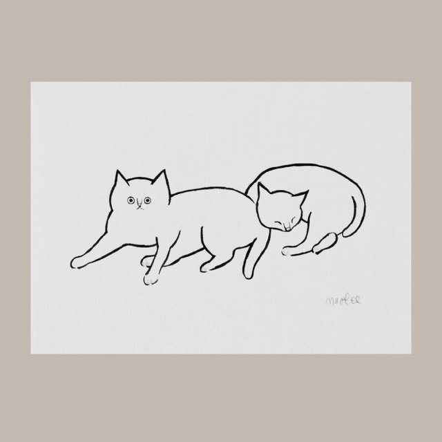 12月10日(日)：naoleeさんが描く「ゆるい猫 にがお絵」イベントご予約
