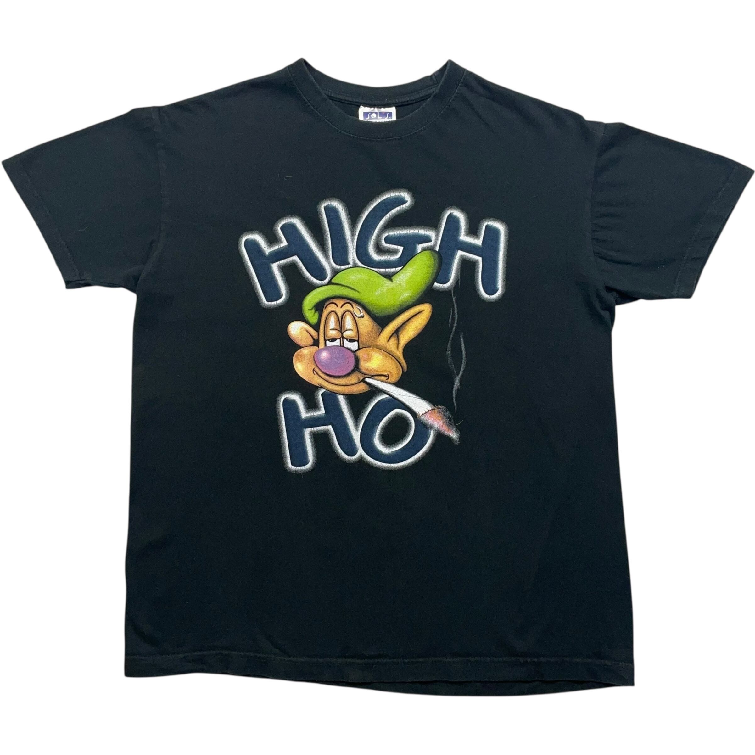 《S》Disney ディズニー SOL’S Tシャツ 白雪姫 七人の小人 フロントプリント ブラック no.7626