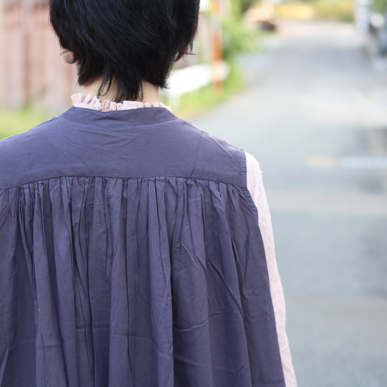 ノースリーブ ヨークギャザー ワンピース | Zakka so-la