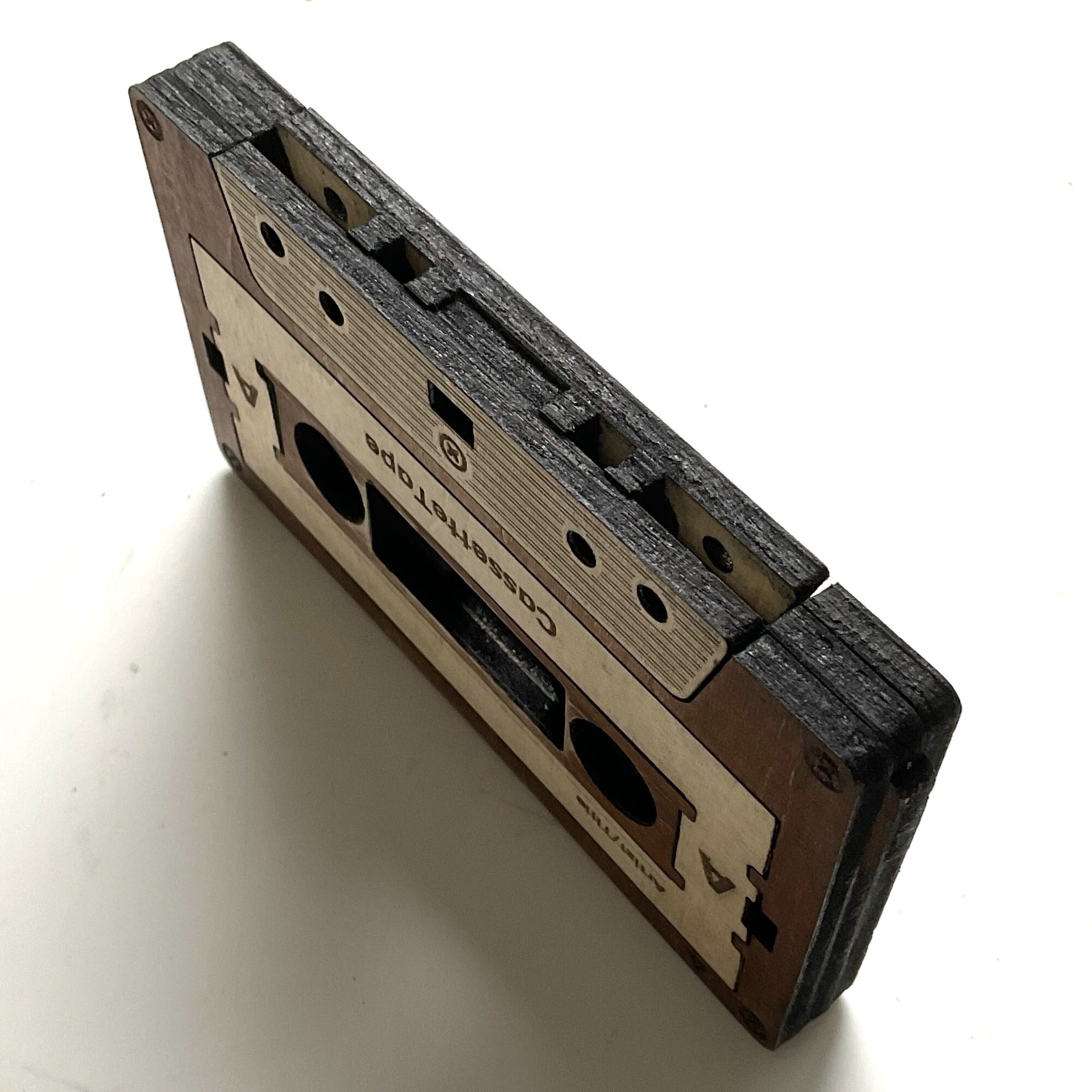 レプリカ木製カセットテープ】模型/インテリア雑貨/置物 オールド風