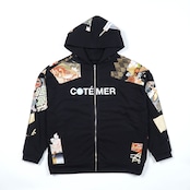 【RPK-004】リメイク着物スウェットフーディ REMAKE KIMONO SWEAT HOODIE