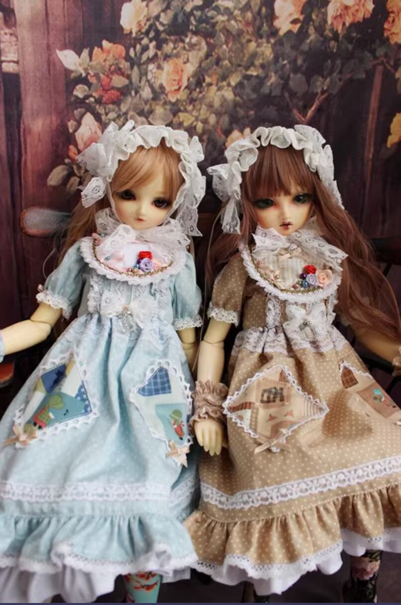BJD,SD10/13ドール服 スーパードルフィー ハンドメイドワンピース