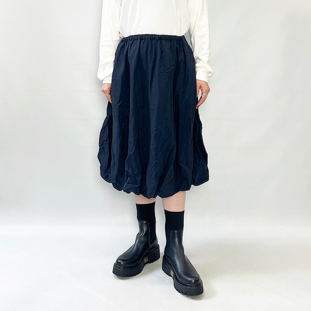 awasa アワサ nylon silk bubble hem skirt aws4-sk001 [送料無料]