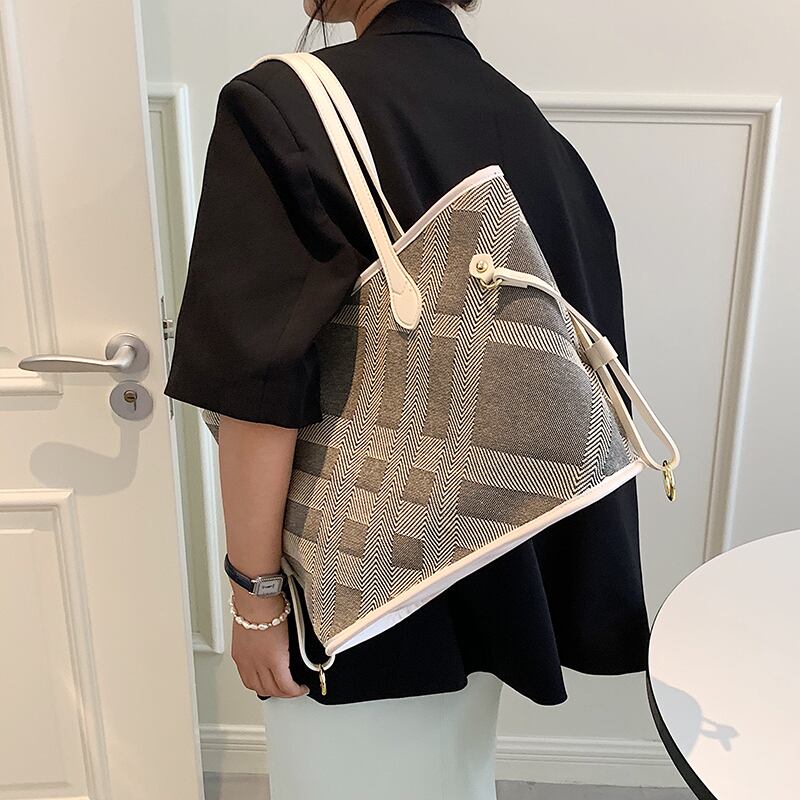 サマーショルダーバッグ 夏物 トートバッグ 手作りハンドバック3629838575