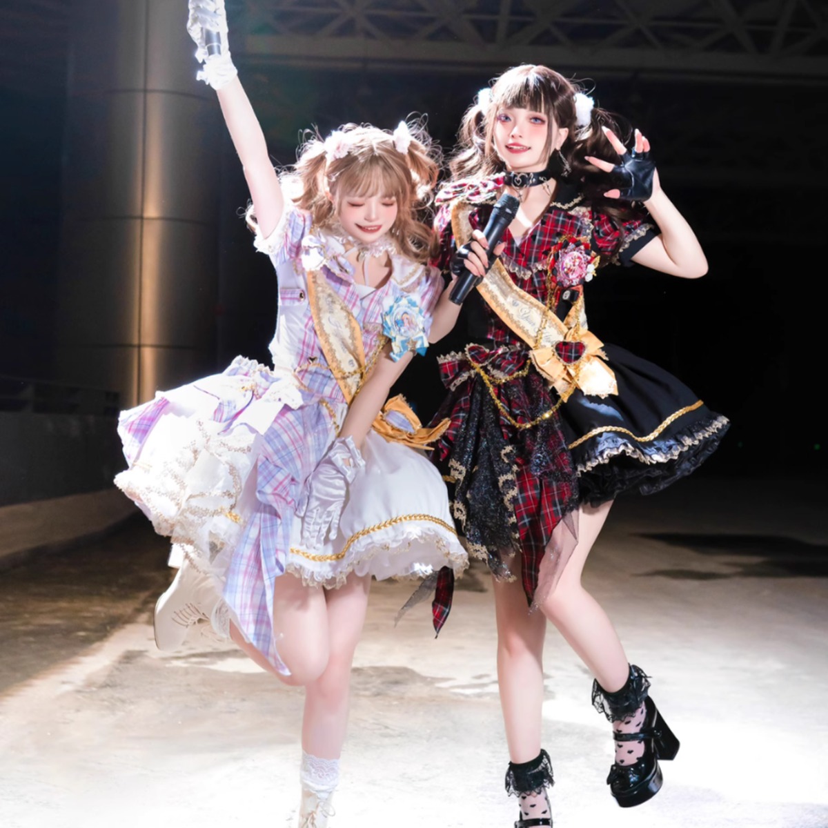 工場出荷45日 天使と悪魔 サブカル系 キラキラ アイドル衣装 JSK 