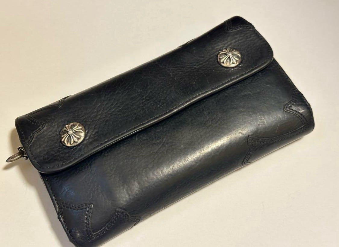 CHROME HEARTS クロムハーツ 2clip ローラーロングウォレットチェーン