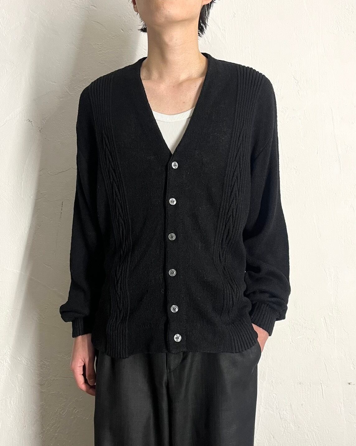 70s Sears Design Acrylic Knit Cardigan | VOLAR