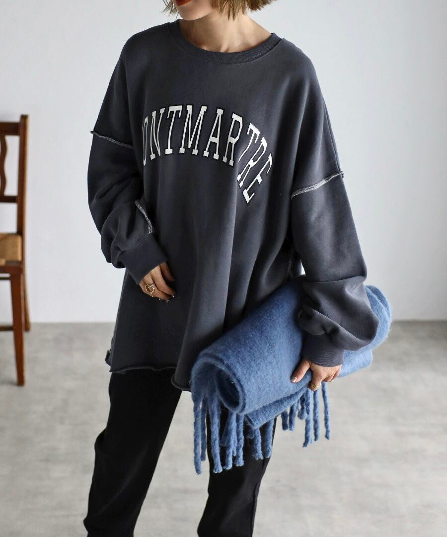 裏起毛ビッグロゴスウェット