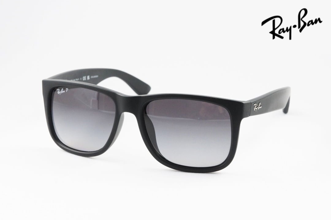 Ray-Ban 偏光 サングラス JUSTIN RB4165-F 622/T3 スクエア 偏光レンズ