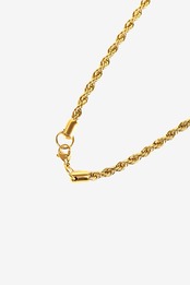 【rope chain necklace】 / GOLD